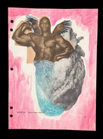 Original Mixed Media Collage 'Gayngels' Diptych 2012